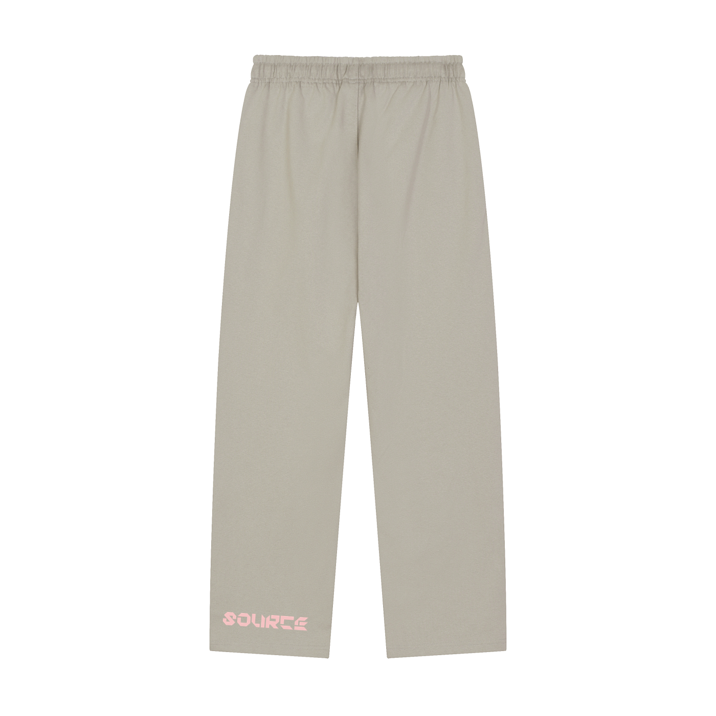Solid Color Straight-Leg Sweatpants